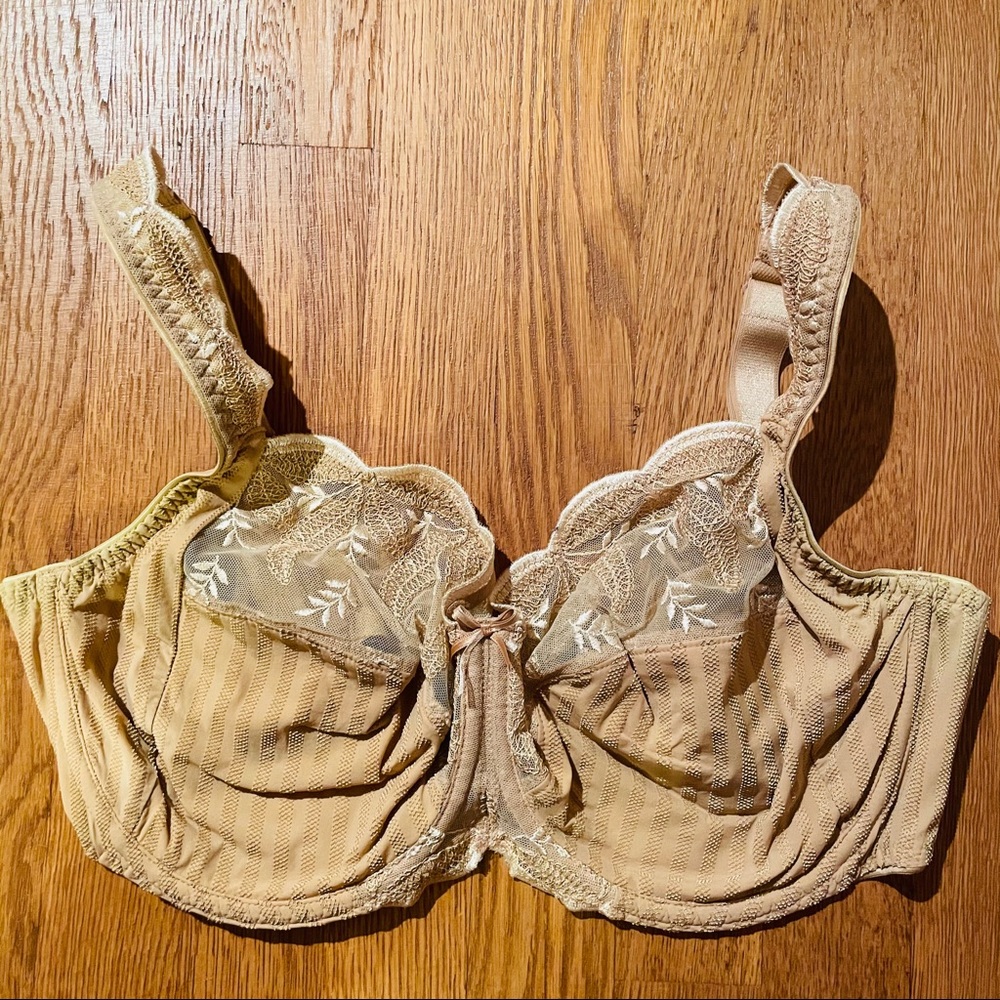 Chantelle Legende Beige Bra- Size 38DDD- NWOT